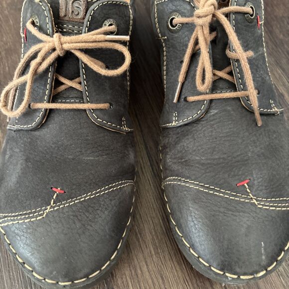 Josef Seibel Fergey 20 Leather Comfort Laces Walking Shoes Brogue SoHo Germany39 - Picture 2 of 5